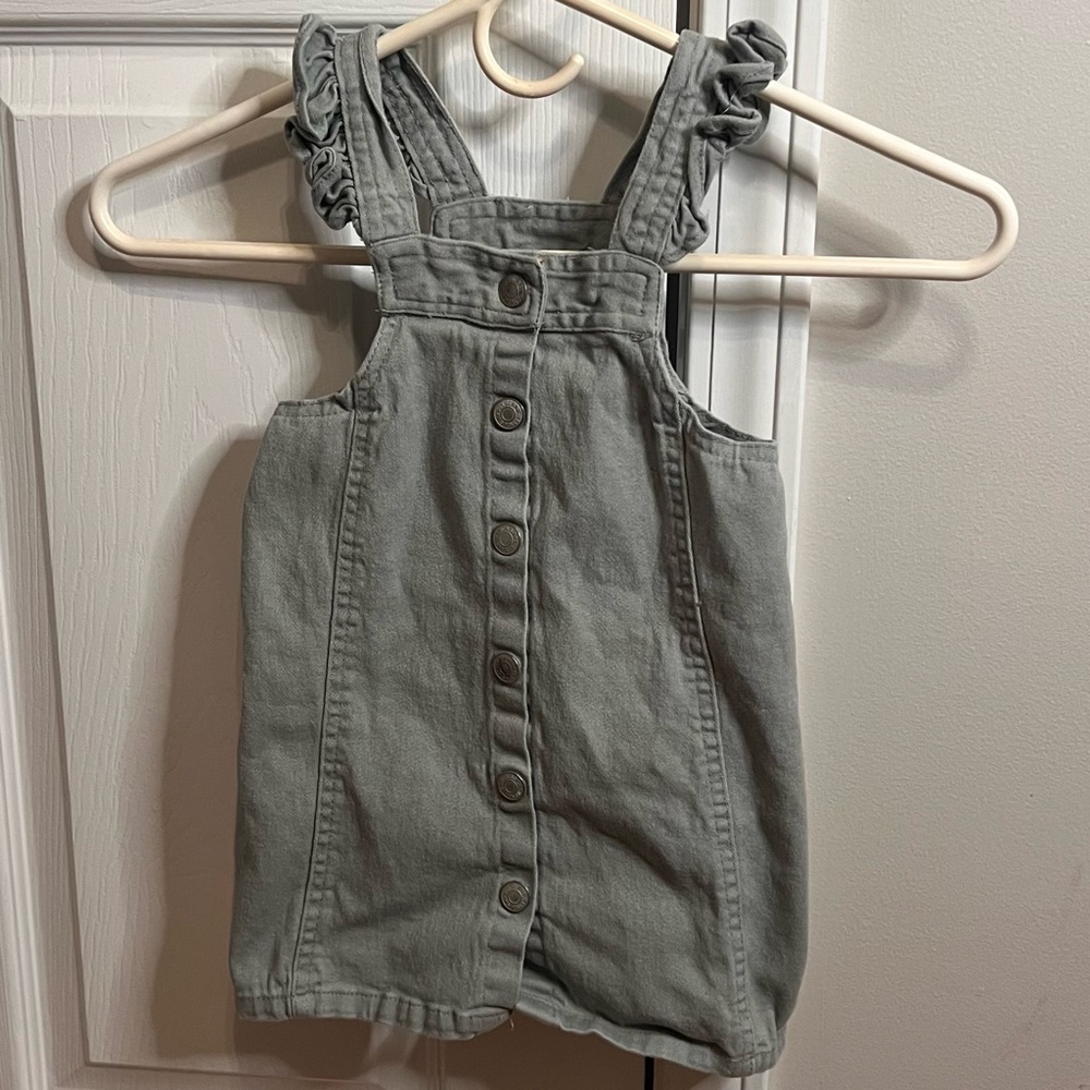 Jessica Simpson Kids Gray Button-Down dress
